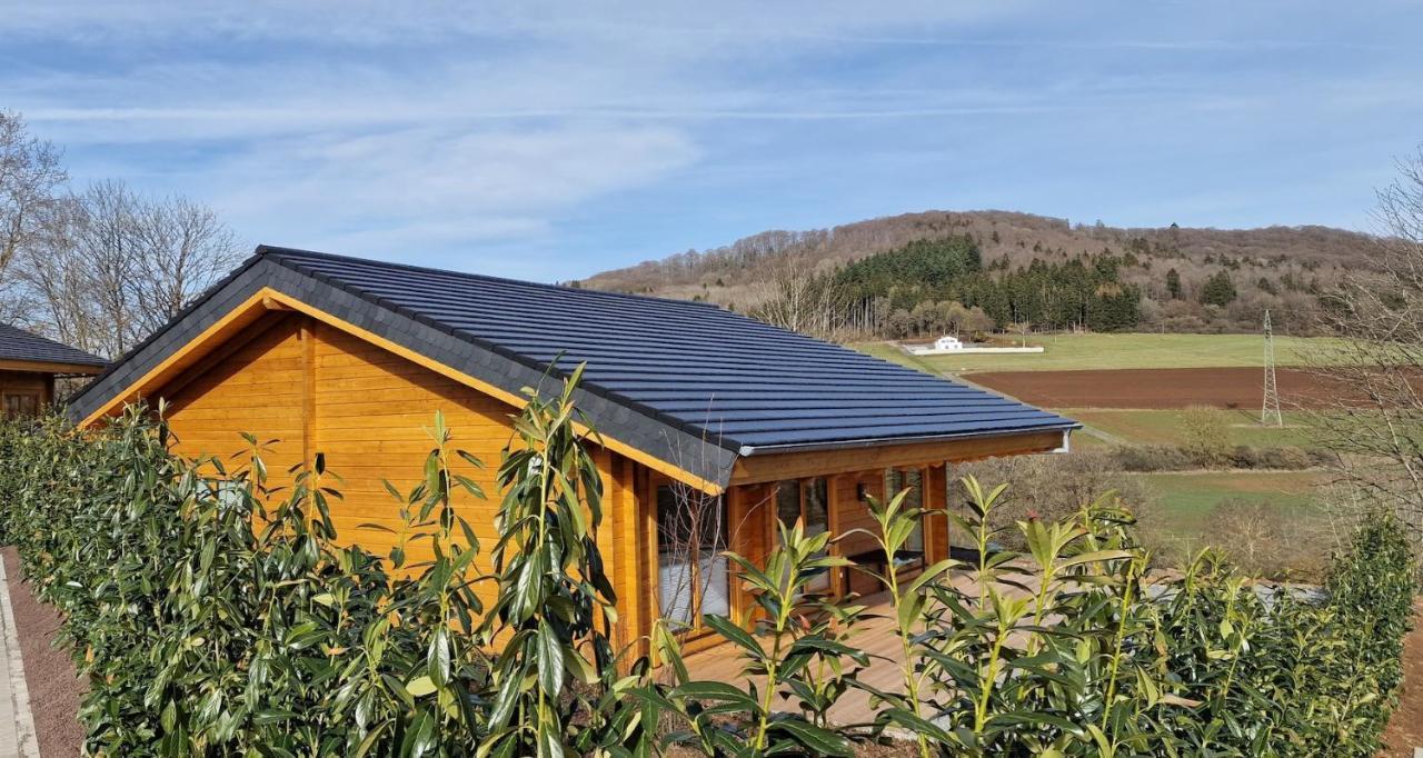 Netten Naturerlebnis Holz-Chalets Daun Buitenkant foto